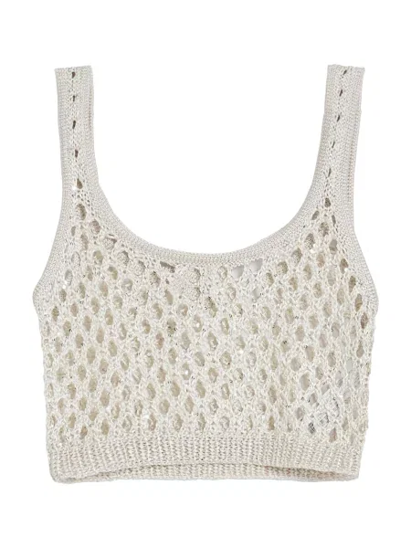 Bershka Stick felső bézs