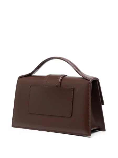 Geantă shopper Jacquemus maro