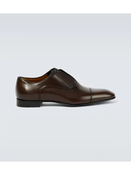 Oxford Christian Louboutin din piele negru