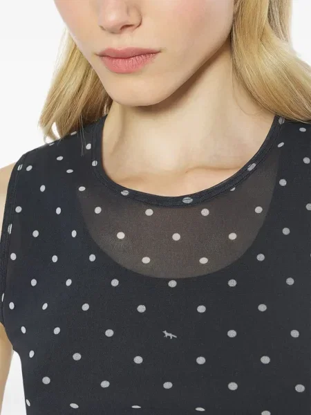 Топ Maison Kitsuné на точки черно