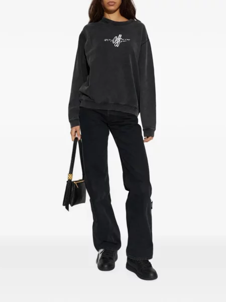 Hanorac Off-white cu imagine alb