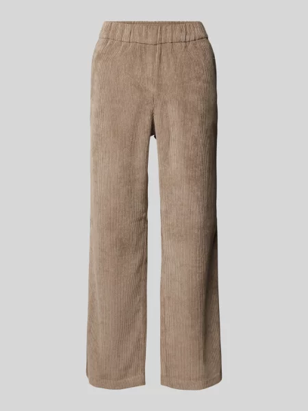 Spodnie sztruksowe skrócone z elastycznym pasem model ‘CHIARA’ Mac