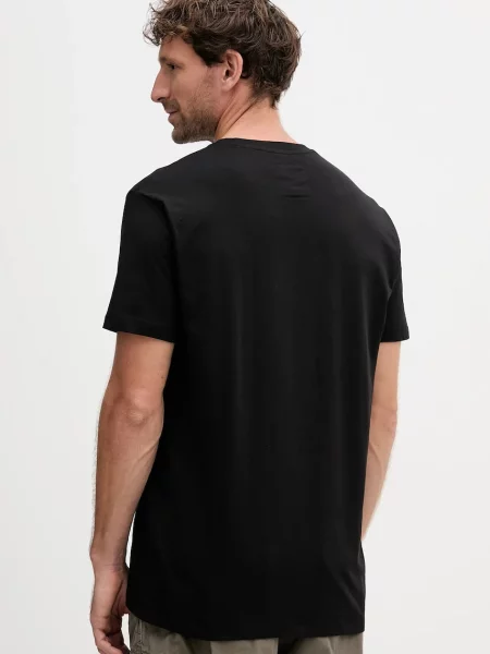 ARMANI EXCHANGE Tricou / alb negru
