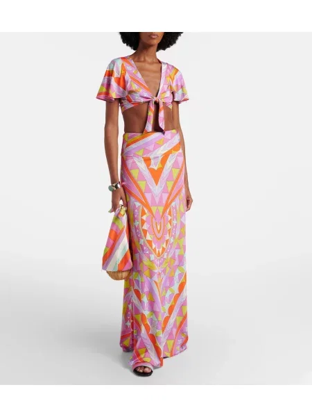 Top Pucci din satin
