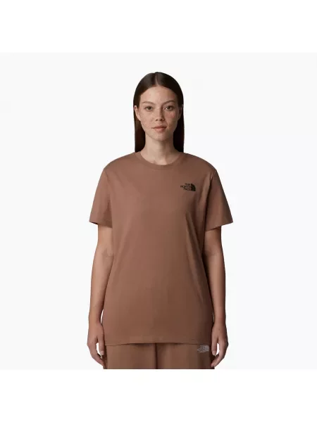 Koszulka The North Face Box Nse Relaxed Tee latte/tnf white biała