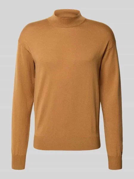 Sweter z dzianiny z prążkowanymi wykończeniami Scotch & Soda