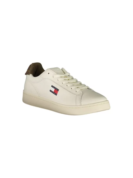 Sneakersy Tommy Hilfiger skórzane białe