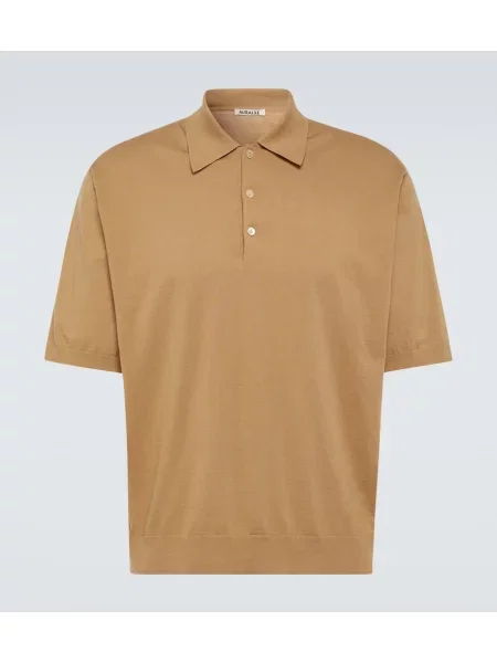Polo majica Auralee bež