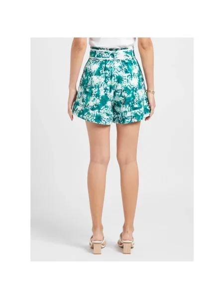 Wielobarwność szorty Suncoo z wysoką talią