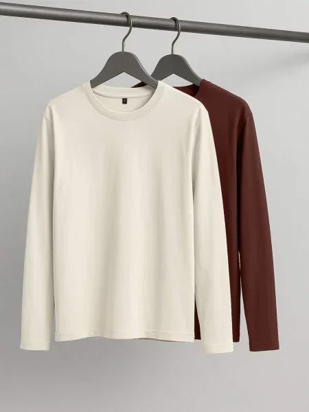 Trendyol Tricou maro / piatră gri
