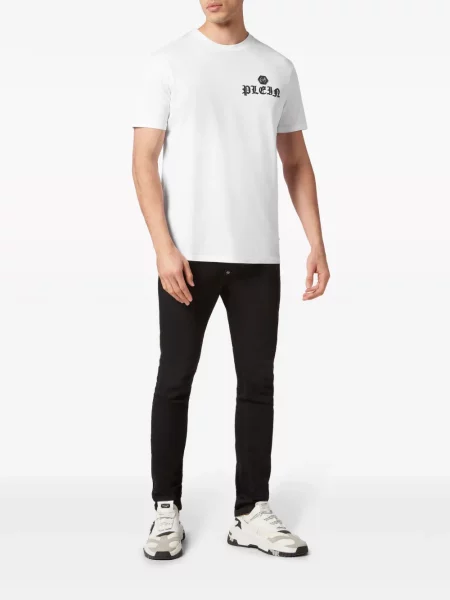 Tričko Philipp Plein s potiskem bílé