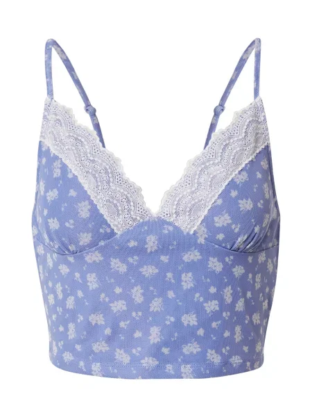 SHYX Top Polly albastru deschis / gri deschis / murdar alb