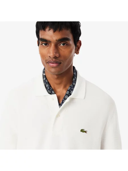Классический свитер Lacoste белый