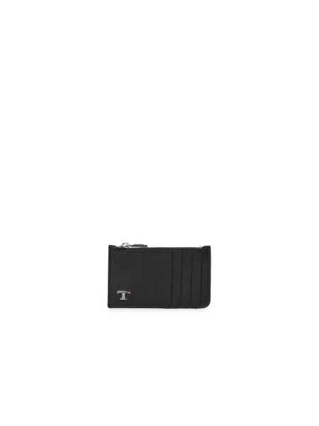 Portfel Tod's skórzany czarny