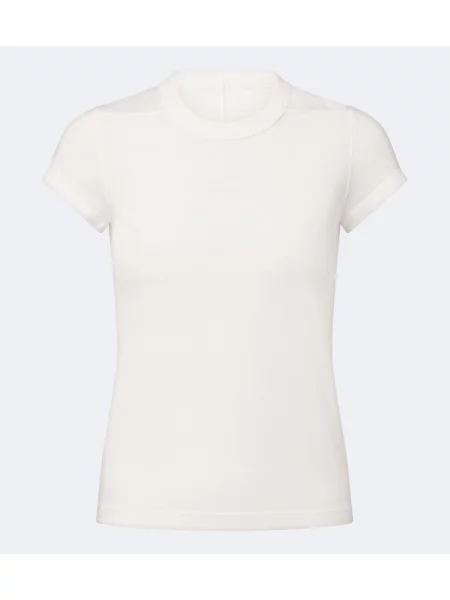 Decupat tricou Rick Owens alb