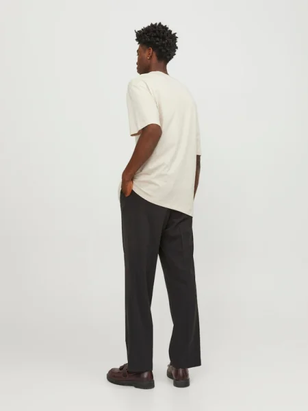 JACK & JONES Póló BRADLEY világosszürke bézs