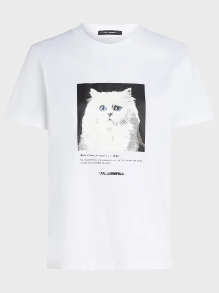 Футболка Karl Lagerfeld біла