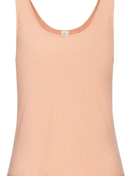 S.Oliver Bluză de noapte caisă portocaliu