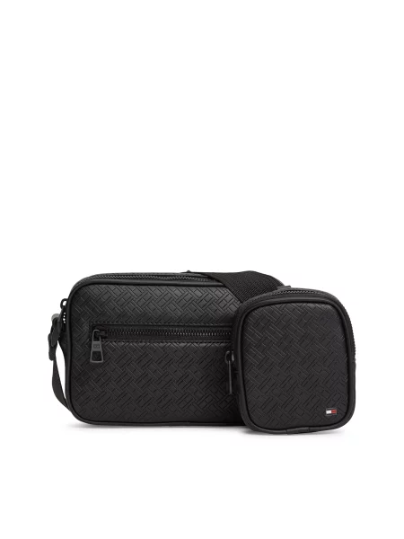 TOMMY HILFIGER Torba za čez ramo črna