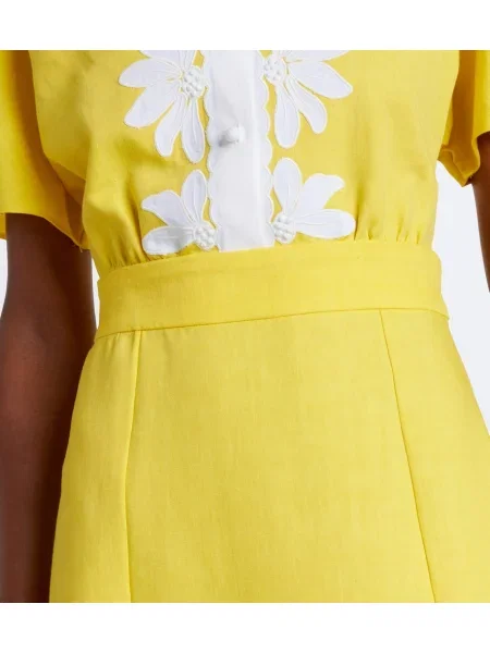 Rochie midi Valentino de in galben