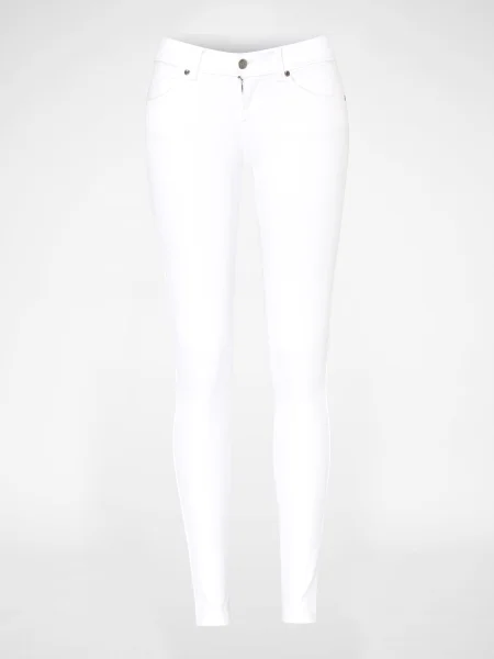 Dr. Denim Jeans Dixy alb