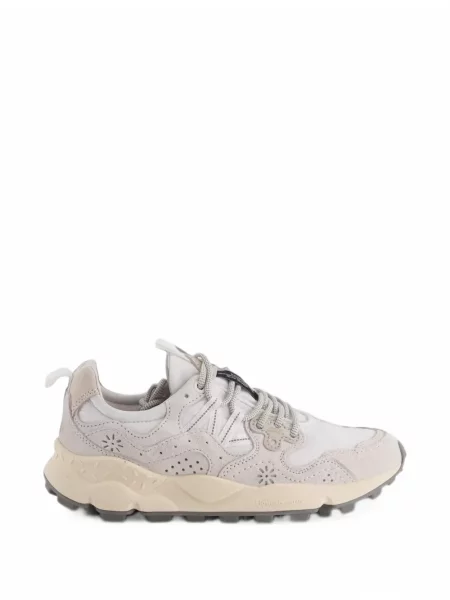 Sneakerși Flower Mountain cu șireturi cu model floral din dantelă