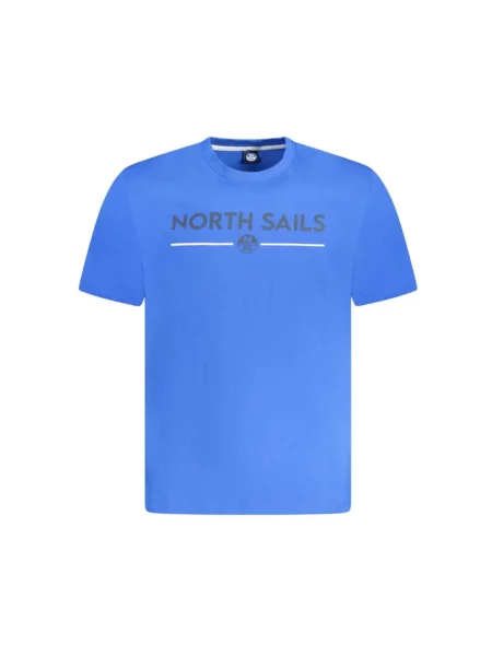 Krótka koszulka North Sails z krótkim rękawem niebieska