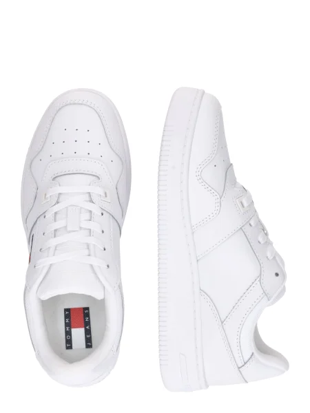 Pantofi Tommy Jeans retro alb