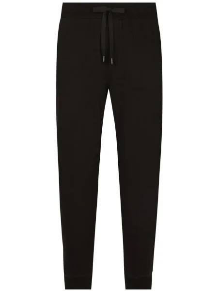 Pantaloni Dolce & Gabbana alergare cu autograf cu cordon negru