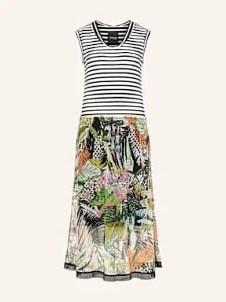 Sukienka midi z efektem stopniowania Marc Cain czarna