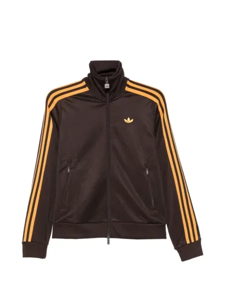 Hanorac Adidas cu dungi alergare maro