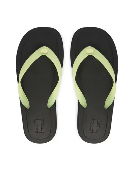 Tommy Jeans Japonki Tjw Cleated Jelly Summer Sandal zielony