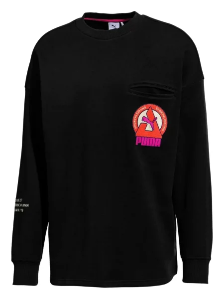 Hanorac crewneck Puma negru