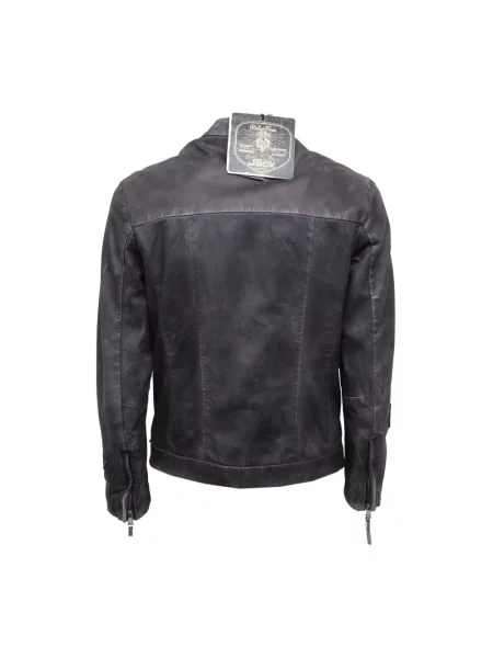 Kurtka skórzana The Jack Leathers szara
