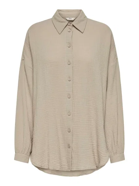 ONLY Bluză Thyra închis bej