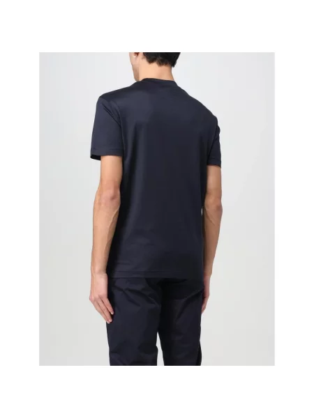 Koszulka Emporio Armani niebieska
