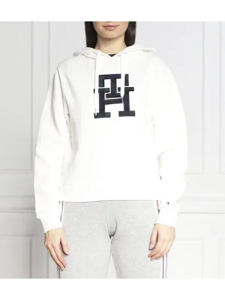 Tommy Hilfiger Hanorac LARGE MONOGRAM alb