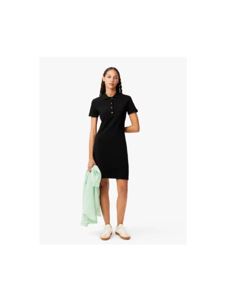 Krótka sukienka Lacoste czarna