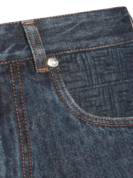 Szorty jeansowe Fendi niebieskie