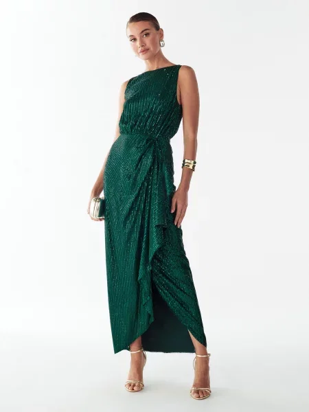 BWLDR Rochie de seară Dewan' verde
