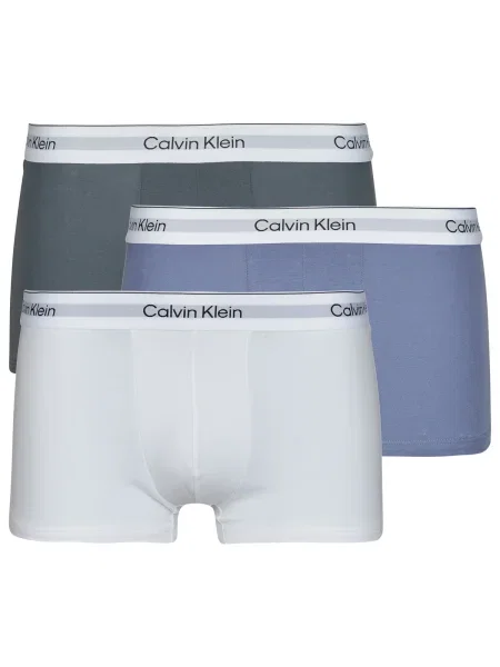 Boxerky Calvin Klein Jeans s nízkym pásom biela