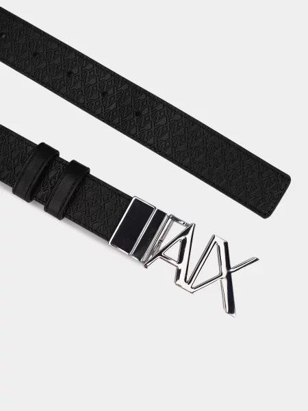 Ремень Armani Exchange с ремешками черный