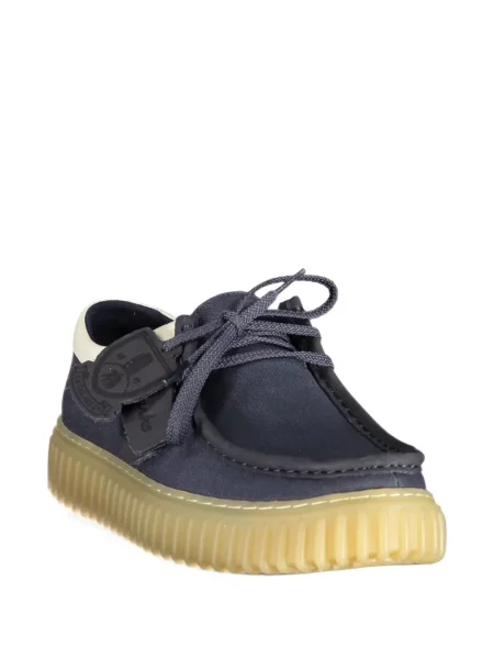 Ghete desert Clarks cu autograf albastru
