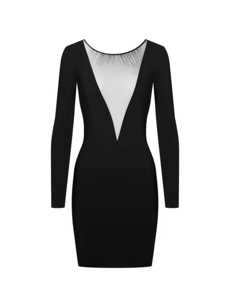 Rochie mini Scandale plasă negru