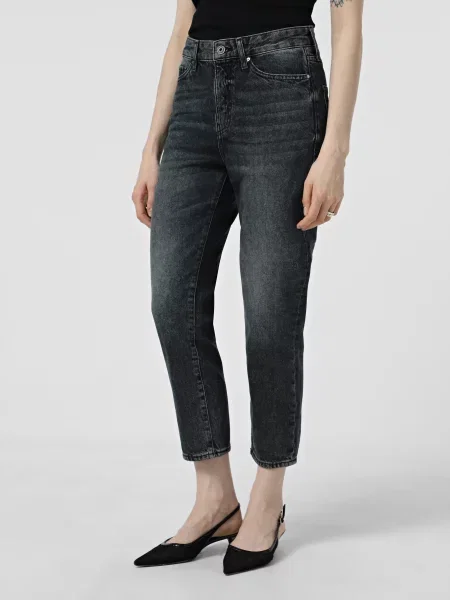 Джинси мом Armani Exchange сірий