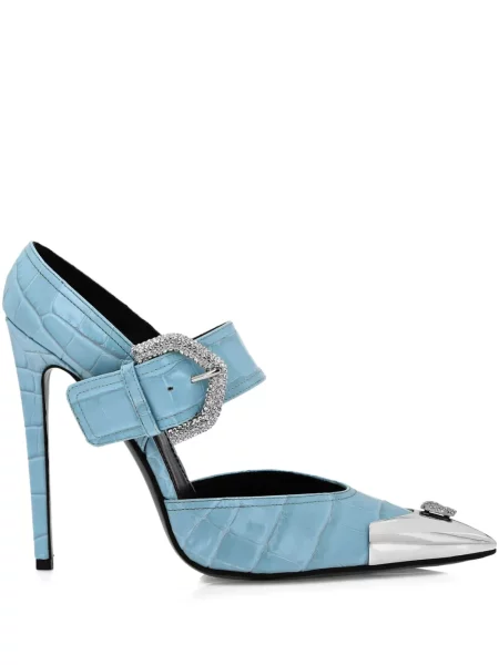 Pantofi cu toc Philipp Plein albastru