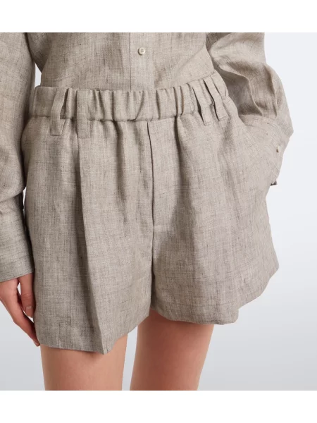 Pantaloni scurți Brunello Cucinelli de in bej