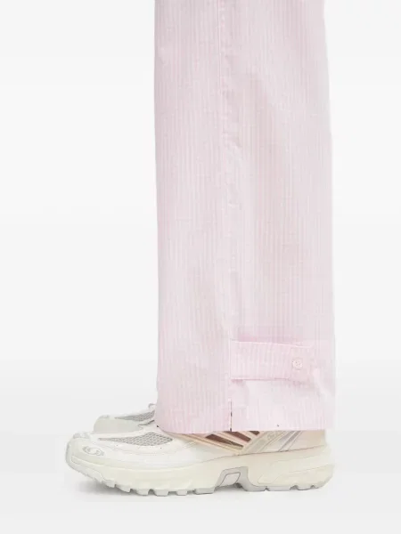 Pantaloni Fiorucci în carouri roz