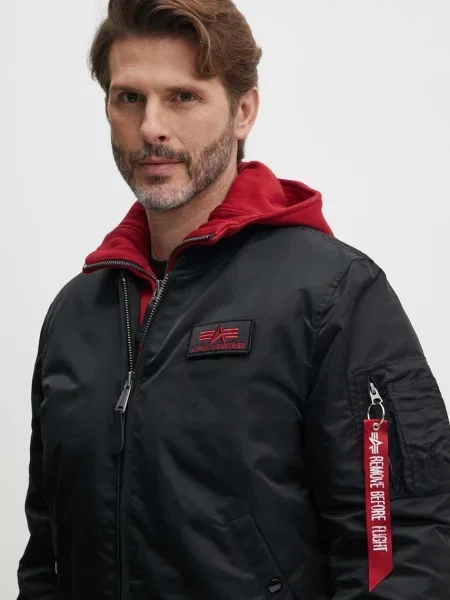 Alpha Industries bomber dzseki D-Tec SE fekete
