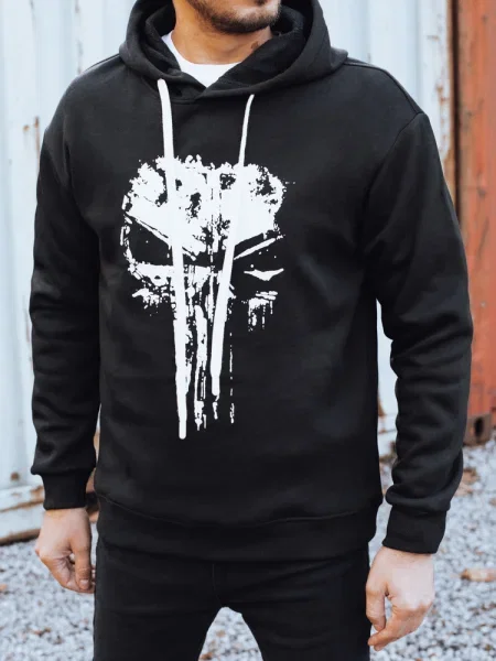 Hoodie Dstreet s kapuco črna